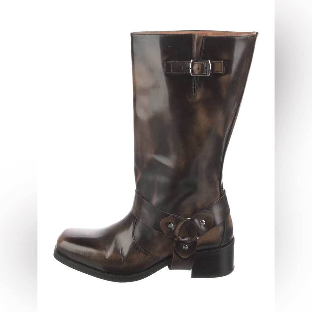 Alohas Rocky Moto Leather Boots, size EU 39